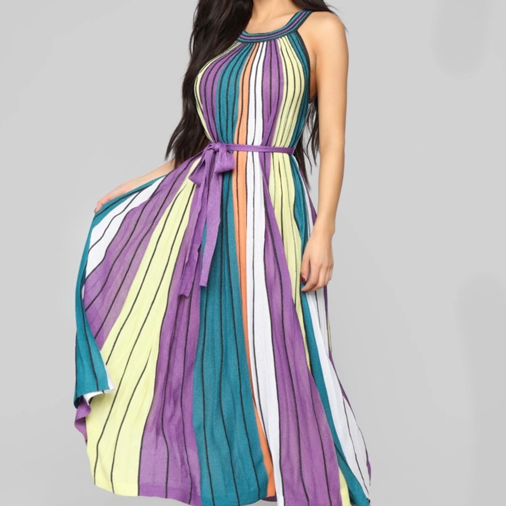 Fashion Nova Heavenly Midi Dress